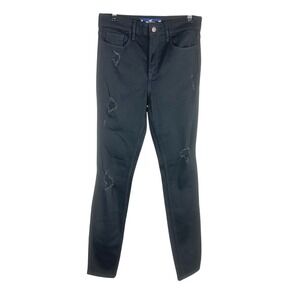 Hollister Classic Stretch High Rise Super Skinny Black Jeans For Your Tall Boots